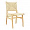Καρέκλα Arten Pakoworld Σχοινί-Rubberwood Σε Φυσική Απόχρωση 60X55X85Εκ