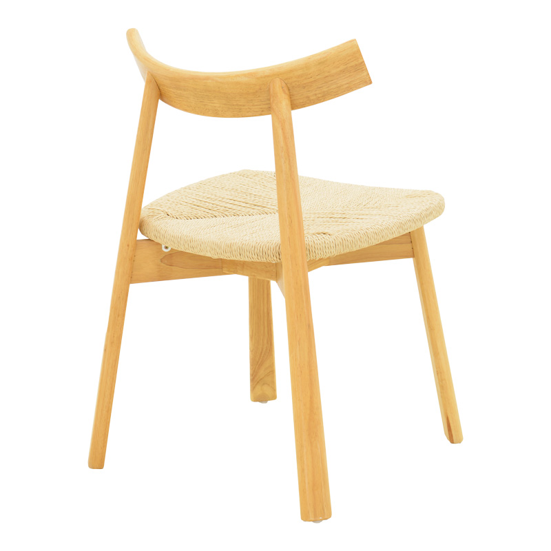 Καρέκλα Clareta Pakoworld Rubberwood-Σχοινί Σε Φυσική Απόχρωση 53X55X79Εκ Καρέκλα Clareta Pakoworld Rubberwood-Σχοινί Σε Φυσική Απόχρωση 53X55X79Εκ