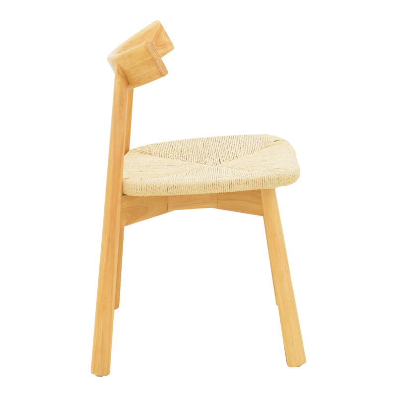 Καρέκλα Clareta Pakoworld Rubberwood-Σχοινί Σε Φυσική Απόχρωση 53X55X79Εκ Καρέκλα Clareta Pakoworld Rubberwood-Σχοινί Σε Φυσική Απόχρωση 53X55X79Εκ