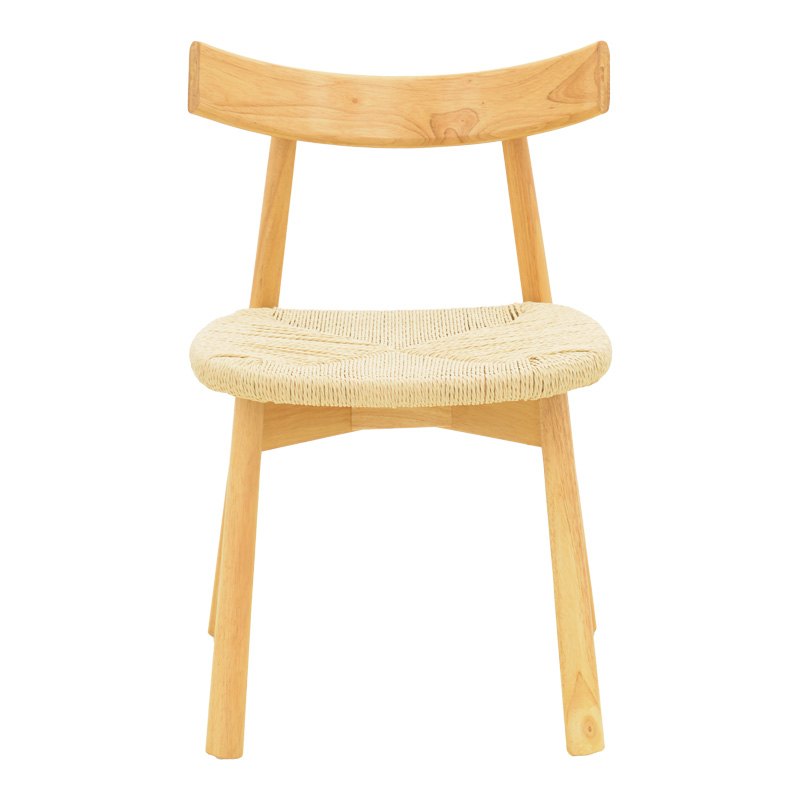 Καρέκλα Clareta Pakoworld Rubberwood-Σχοινί Σε Φυσική Απόχρωση 53X55X79Εκ Καρέκλα Clareta Pakoworld Rubberwood-Σχοινί Σε Φυσική Απόχρωση 53X55X79Εκ