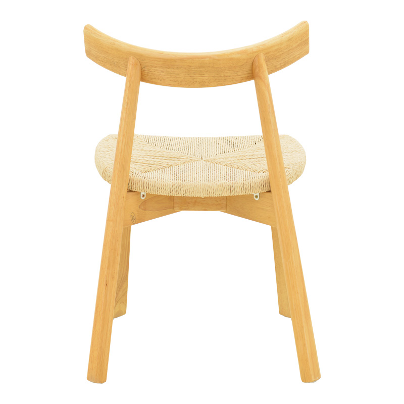 Καρέκλα Clareta Pakoworld Rubberwood-Σχοινί Σε Φυσική Απόχρωση 53X55X79Εκ Καρέκλα Clareta Pakoworld Rubberwood-Σχοινί Σε Φυσική Απόχρωση 53X55X79Εκ
