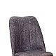 Καρέκλα Nevis I Pakoworld Ανθρακί Antique Ύφασμα-Καρυδί Πόδι
