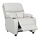 Πολυθρόνα Relax Με Ποτηροθήκη Gartia Pakoworld Λευκό Pu 79X94X102Εκ