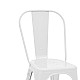 Καρέκλα Utopia Pakoworld Λευκό Μέταλλο 44X44X85Εκ
