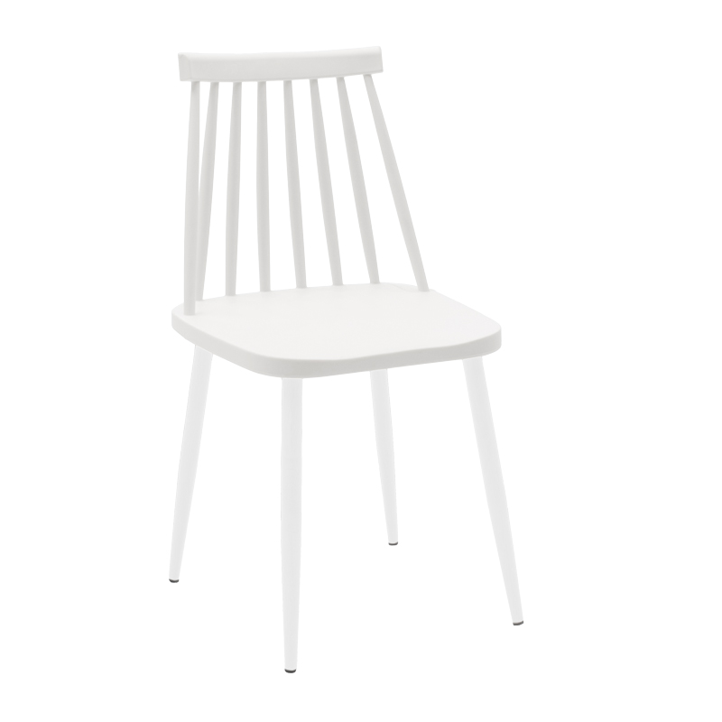 Καρέκλα Aurora Pakoworld Pp Λευκό-Πόδι Λευκό 42X46X79Εκ