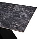 Τραπέζι Meja Pakoworld Sintered Stone Μαύρο Με Μεταλλικά Πόδια Σε Μαύρη Απόχρωση 200X100X76Εκ Τραπέζι Meja Pakoworld Sintered Stone Μαύρο Με Μεταλλικά Πόδια Σε Μαύρη Απόχρωση 200X100X76Εκ