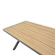 Τραπέζι Thorio Pakoworld Plywood Σε Φυσική Απόχρωση Και Πόδι Αλουμινίου Ανθρακί 160X90X75Εκ Τραπέζι Thorio Pakoworld Plywood Σε Φυσική Απόχρωση Και Πόδι Αλουμινίου Ανθρακί 160X90X75Εκ