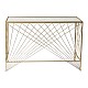Κονσόλα Gioni Inart Χρυσό Μέταλλο 110X30X75Εκ Κονσόλα Gioni Inart Χρυσό Μέταλλο 110X30X75Εκ