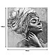Πίνακας Σε Καμβά Africana Inart 100X3X100Εκ