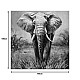 Πίνακας Σε Καμβά Elepho Inart 100X3X100Εκ Πίνακας Σε Καμβά Elepho Inart 100X3X100Εκ