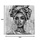 Πίνακας Σε Καμβά Turban Inart 80X3X80Εκ Πίνακας Σε Καμβά Turban Inart 80X3X80Εκ