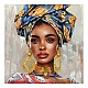 Πίνακας Σε Καμβά Turban Inart 80X3X80Εκ Πίνακας Σε Καμβά Turban Inart 80X3X80Εκ