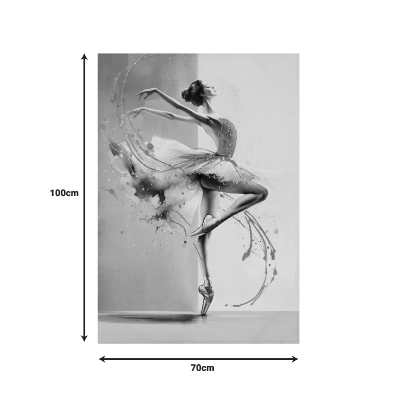 Πίνακας Σε Καμβά Dancito Inart 70X2.5X100Εκ