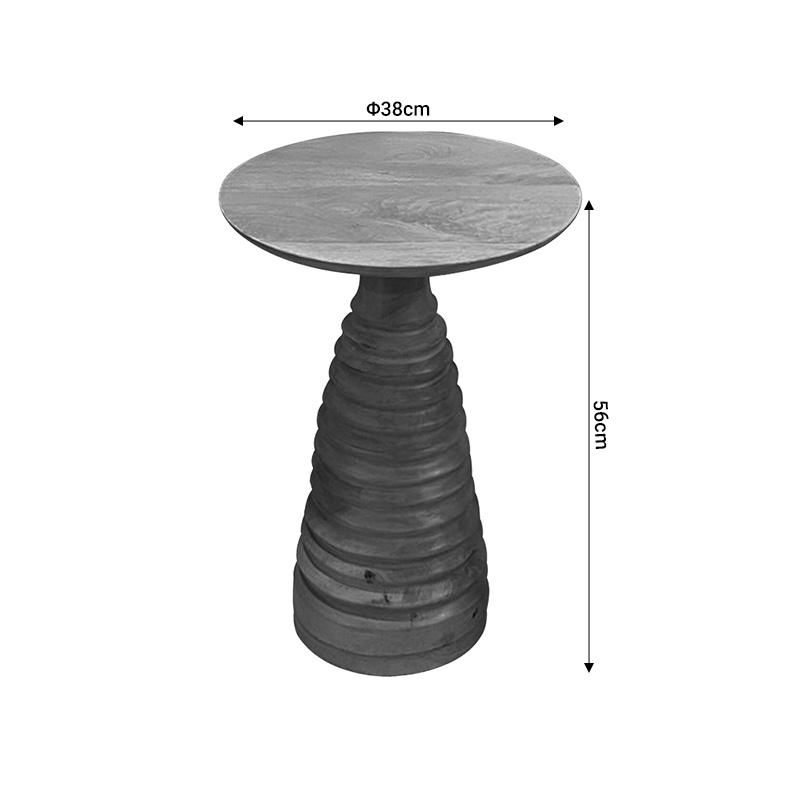Βοηθητικό Τραπέζι Souler Inart Φυσικό Μασίφ Mango Ξύλο Φ38X56Εκ Βοηθητικό Τραπέζι Souler Inart Φυσικό Μασίφ Mango Ξύλο Φ38X56Εκ