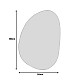 Καθρέπτης Listro Inart 55X1X80Εκ Καθρέπτης Listro Inart 55X1X80Εκ