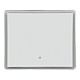 Καθρέπτης Led Quadrou Inart  Pp-Αλουμίνιο 60X3X50Εκ