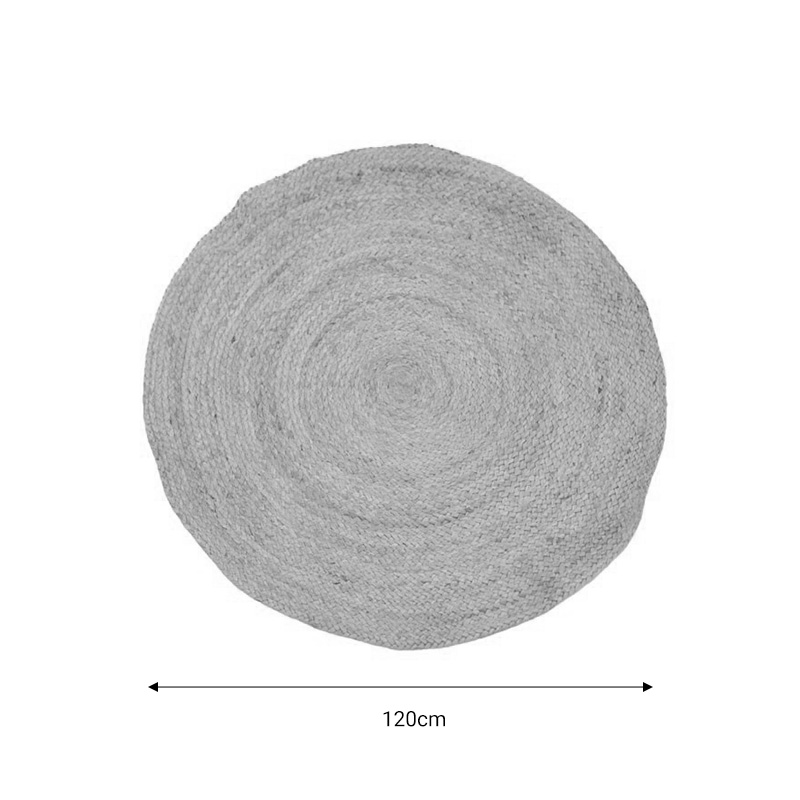 Χαλί Solon Inart Φυσικό Γιούτα 120X120X1Εκ Χαλί Solon Inart Φυσικό Γιούτα 120X120X1Εκ