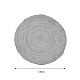 Χαλί Solon Inart Φυσικό Γιούτα 120X120X1Εκ Χαλί Solon Inart Φυσικό Γιούτα 120X120X1Εκ
