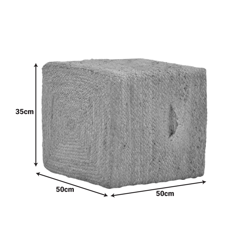 Σκαμπό Tresa Inart Φυσικό 100% Γιούτα 50X50X35Εκ Σκαμπό Tresa Inart Φυσικό 100% Γιούτα 50X50X35Εκ