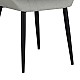 Καρέκλα Versa Pakoworld Εκρού Ύφασμα-Πόδι Μαύρο Μέταλλο 54X63.5X84Εκ