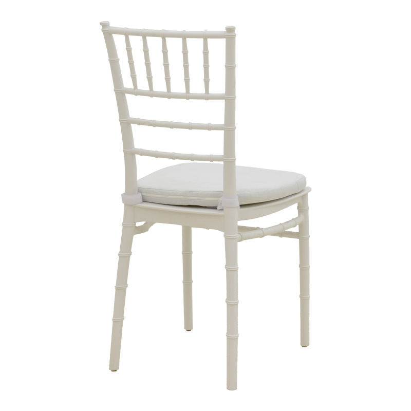 Καρέκλα Tiffany Pakoworld Με Μαξιλάρι Pp Σε Λευκή Απόχρωση 40X40X88Εκ Καρέκλα Tiffany Pakoworld Με Μαξιλάρι Pp Σε Λευκή Απόχρωση 40X40X88Εκ