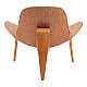 Πολυθρόνα Vilma Pakoworld Pu Μαύρο- Plywood Καρυδί 90X76.5X74.5Εκ