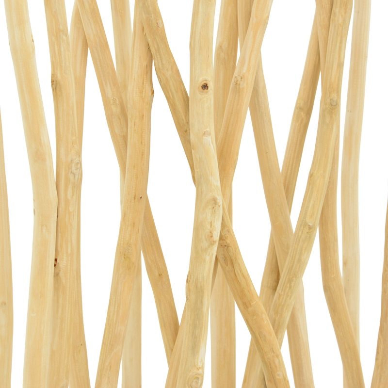 Διακοσμητικό Δαπέδου Jati Pakoworld Teak Ξύλο Σε Φυσική Απόχρωση 60X20X190Εκ