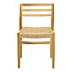 Καρέκλα Tuga Pakoworld Σκελετός Teak Ξύλο-Pe Σχοινί Σε Φυσική Απόχρωση 50X58X86Εκ