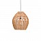 Φωτιστικό Οροφής Irden Inart Rattan Σε Φυσική Απόχρωση Φ50X40Εκ
