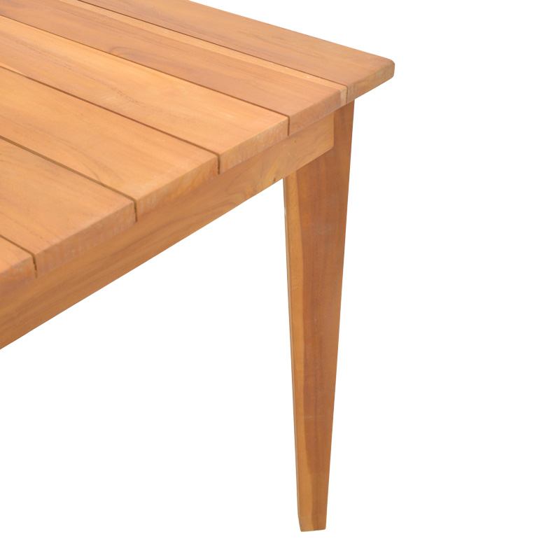 Τραπέζι Ory Pakoworld Teak Ξύλο Σε Φυσική Απόχρωση 160X80X75Εκ Τραπέζι Ory Pakoworld Teak Ξύλο Σε Φυσική Απόχρωση 160X80X75Εκ