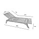 Ξαπλώστρα Melop Pakoworld Teak Ξύλο Σε Φυσική Απόχρωση 200X70X35Εκ Ξαπλώστρα Melop Pakoworld Teak Ξύλο Σε Φυσική Απόχρωση 200X70X35Εκ
