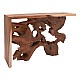Κονσόλα Jako Inart Teak Ξύλο Σε Φυσική Απόχρωση 120X40X80Εκ
