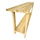 Κονσόλα Decoza Pakoworld Teak Ξύλο Σε Φυσική Απόχρωση 200X40X80Εκ