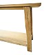 Κονσόλα Decoza Pakoworld Teak Ξύλο Σε Φυσική Απόχρωση 200X40X80Εκ