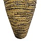 Διακοσμητικό Βάζο Lerpon Inart Banana Rope Σε Φυσική Απόχρωση Φ40X100Εκ