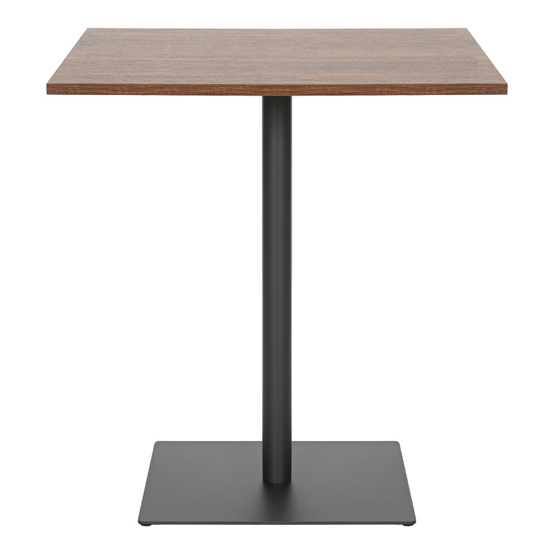 Τραπέζι Nerobian Pakoworld Mdf Σε Καρυδί Απόχρωση 70X70X75Εκ