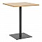 Τραπέζι Nerobian Pakoworld Mdf Σε Sonoma Απόχρωση 60X60X75Εκ