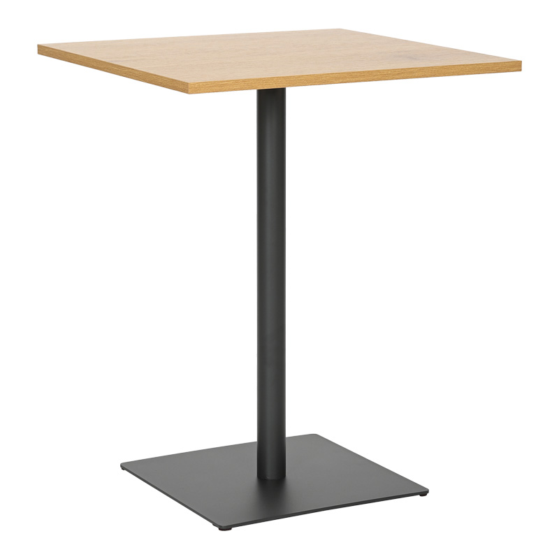 Τραπέζι Nerobian Pakoworld Mdf Σε Sonoma Απόχρωση 60X60X75Εκ