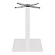 Βάση Τραπεζιού Thonor Pakoworld Μεταλλική Σε Λευκή Απόχρωση 48X48X73Εκ