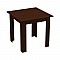 Τραπέζι Manka I Pakoworld Σε Wenge Απόχρωση 80X80X77Εκ