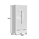 Ντουλάπα Δίφυλλη Afina Pakoworld Mdf Σε Λευκή Glossy Απόχρωση 100X57X213Εκ Ντουλάπα Δίφυλλη Afina Pakoworld Mdf Σε Λευκή Glossy Απόχρωση 100X57X213Εκ