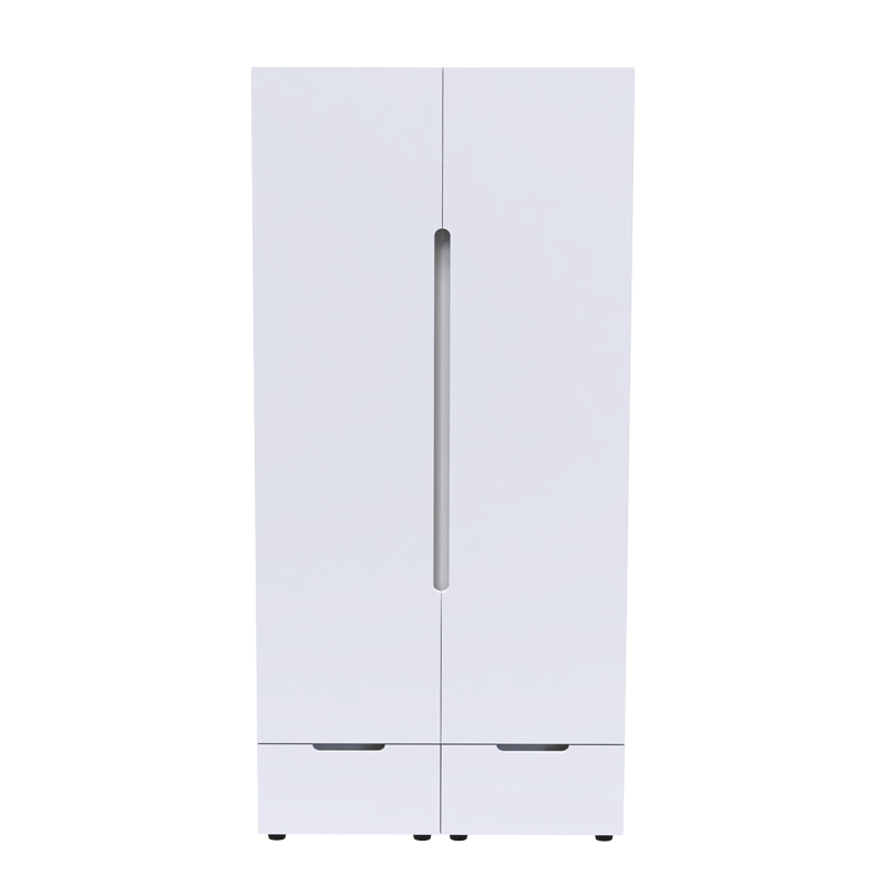Ντουλάπα Δίφυλλη Afina Pakoworld Mdf Σε Λευκή Glossy Απόχρωση 100X57X213Εκ Ντουλάπα Δίφυλλη Afina Pakoworld Mdf Σε Λευκή Glossy Απόχρωση 100X57X213Εκ