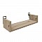 Ραφιέρα Τοίχου Derva Pakoworld Σε Oak Απόχρωση 45X15X10Cm