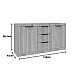 Μπουφές Doha Pakoworld Σε Sonoma Απόχρωση 150X45X80.5Εκ