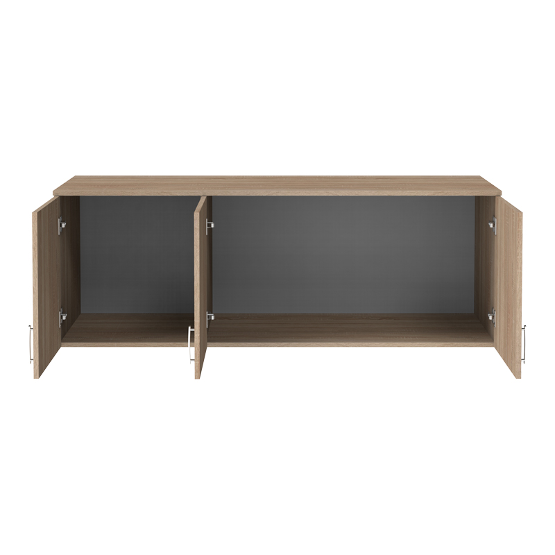 Πατάρι Ντουλάπας Royal Pakoworld Τρίφυλλο Sonoma 150X58X53Εκ