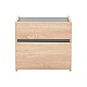 Κομοδίνο Comcie Pakoworld Σε Φυσικό Με Γκρι Απόχρωση 50X42X45.5Εκ Κομοδίνο Comcie Pakoworld Σε Φυσικό Με Γκρι Απόχρωση 50X42X45.5Εκ