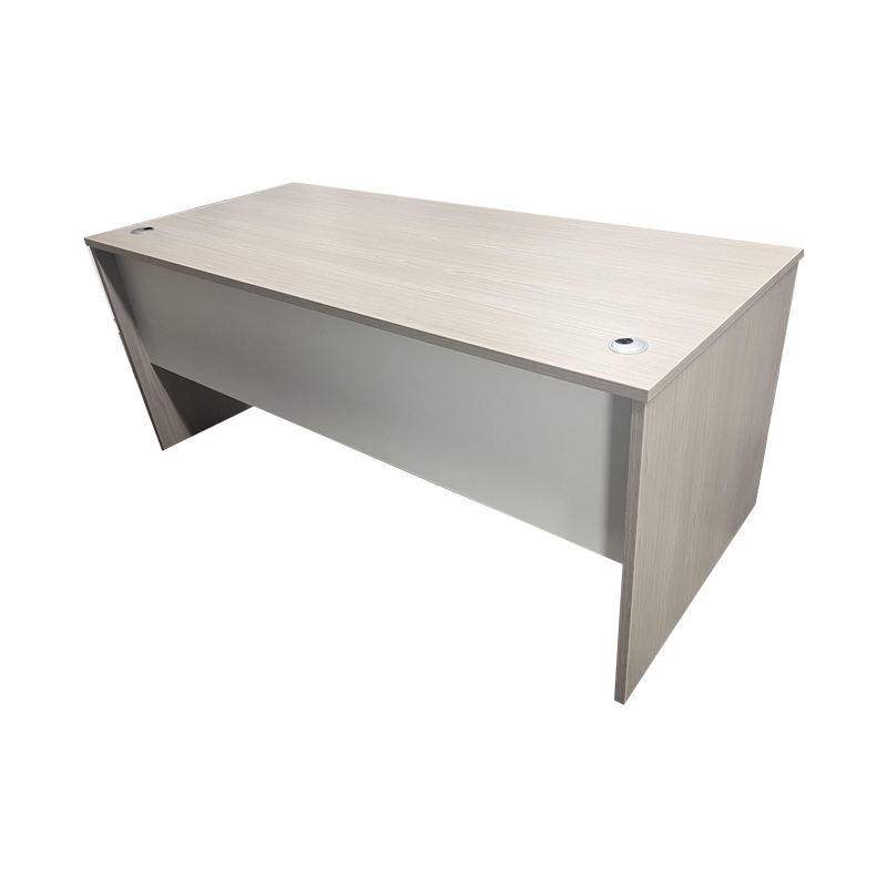 Γραφείο Εργασίας Armadi Pakoworld Σε Sonoma-Λευκή Απόχρωση 160X80X75Εκ