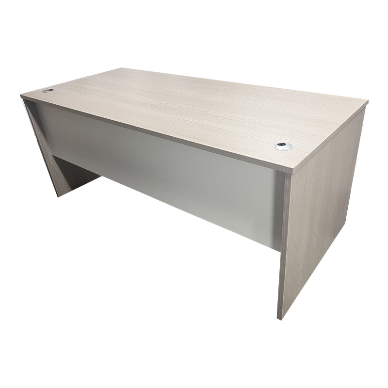 Γραφείο Εργασίας Armadi Pakoworld Σε Sonoma-Λευκή Απόχρωση 180X80X75Εκ