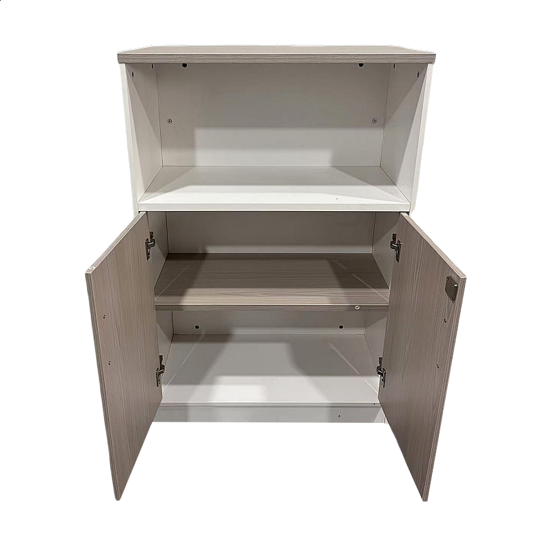 Ντουλάπι Γραφείου Armadi Pakoworld Σε Sonoma-Λευκή Απόχρωση 80X40X120Εκ