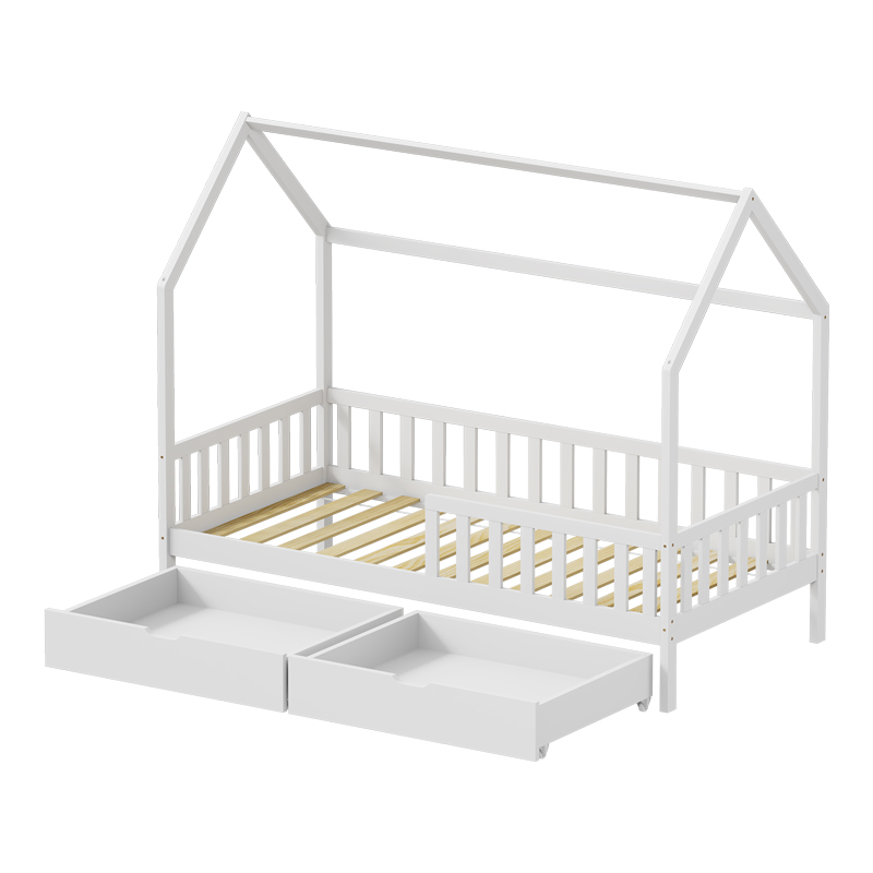 Παιδικό Κρεβάτι Piccolo Τ. Montessori Με 2 Συρτάρια Pakoworld Ξύλο Πεύκου Σε Λευκή Απόχρωση 90X190Εκ Παιδικό Κρεβάτι Piccolo Τ. Montessori Με 2 Συρτάρια Pakoworld Ξύλο Πεύκου Σε Λευκή Απόχρωση 90X190Εκ